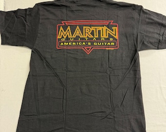 Vintage Martin Guitars T-shirt - 1998 America's Guitar Tee L
