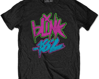 Blink 182 Mens T-shirt- Officially Licensed Blink 182 Shirt Merch - 80s Boyfriend Tee