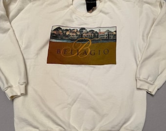 Vintage Bellagio Las Vegas Casino Sweatshirt Made in USA - L
