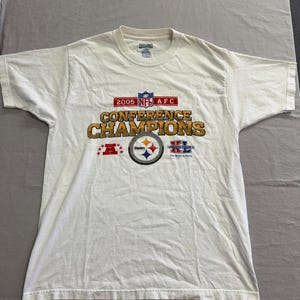 Vintage NFL Steelers T-shirt 2005 AFC Conference Champions