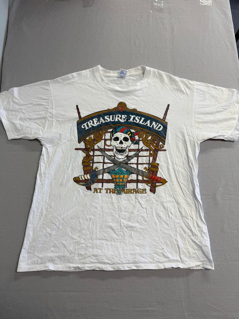 Vintage Treasure Island beim Mirage T-Shirt Las Vegas - L Bild 1