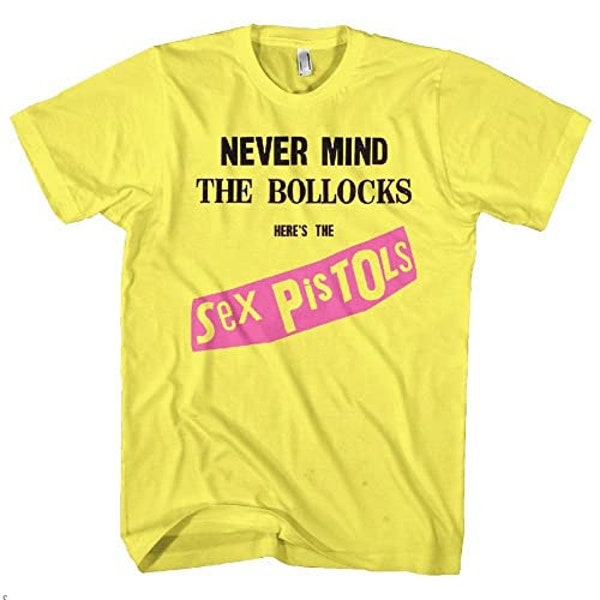 Sex Pistols Camiseta para hombre - Producto oficial de Sex Pistols Nevermind Merch - Punk Boyfriend Tee