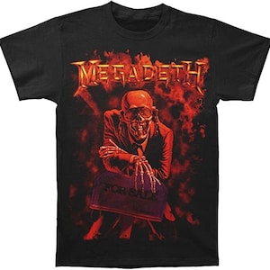 Megadeth Band Mens T-shirt- Officially Licensed Mega death Band Merch - Boyfriend Tee