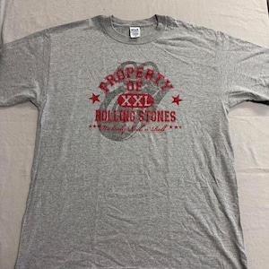 VTG Propery of Rolling Stones T-shirt It&#39;s Only Rock Roll XL