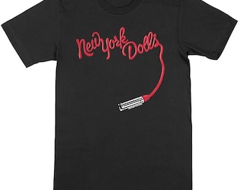 T-shirt da uomo di New York Rossetto/Merch di Trash Band con