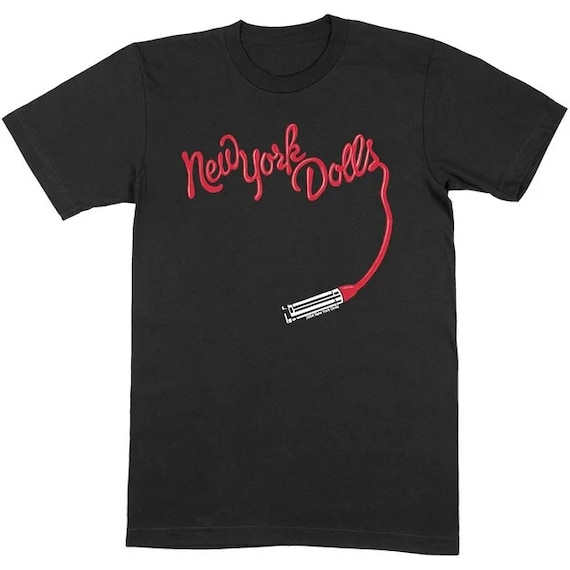 New Yorks Mens T-shirt- Officially Licensed NY Dolls Lipstick
