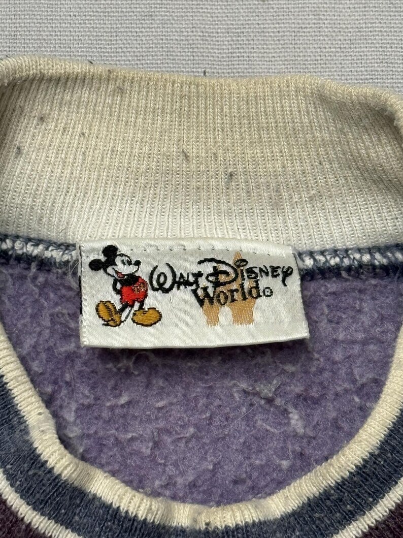 Felpa vintage Disney con Topolino che ammicca, Made in USA, taglia L immagine 3