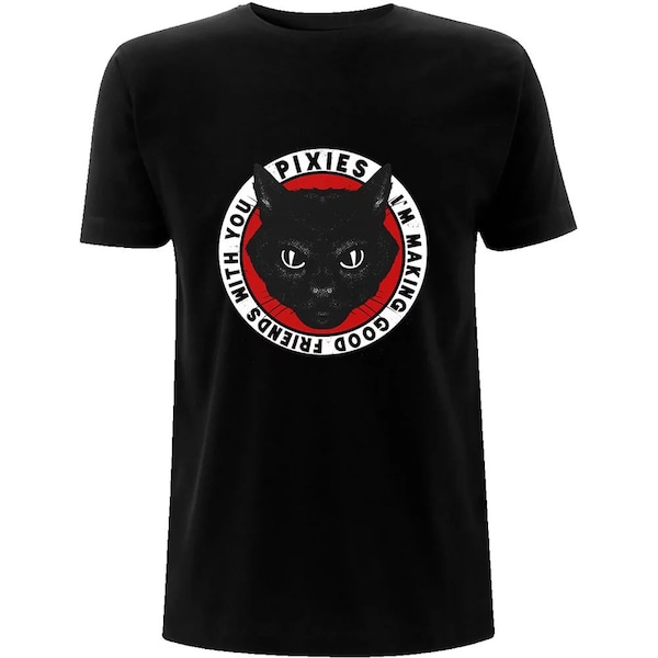 Pixies Herren T-Shirt - offizielles Band Merch - Freund-T-Shirt - Lightning Army, Tame Cat, Tony, Death To