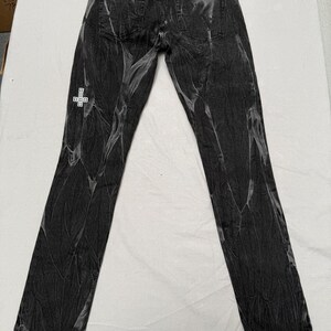 Ksubi Van Winkle KDMFA 20861 Black Pants Cross Stitching 29 image 3
