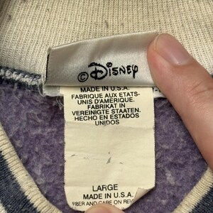 Felpa vintage Disney con Topolino che ammicca, Made in USA, taglia L immagine 4