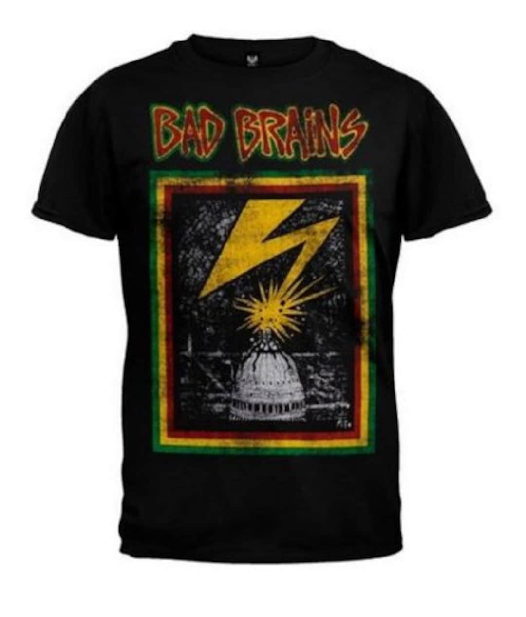 Bad Brains Mens T shirt Officially Licensed Band Punk Band Capital bad-brains-mens-t-shirt-officially-licensed-band-punk-band-capital