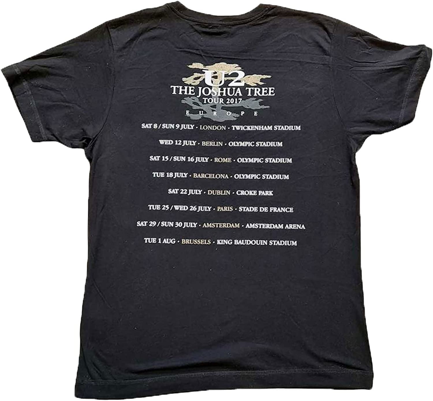 U2 Joshua Tree Mens T-shirt- Officially Licensed U2 Merch - 80s