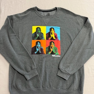 Tupac Art Crewneck - 2Pac Sweatshirt Poetic Justice M