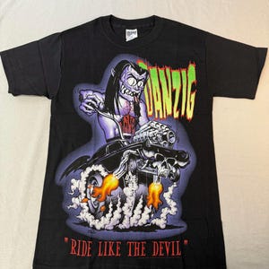 Danzig Tour Dates T-Shirt - Fahrt wie das Teufel T-Shirt - S