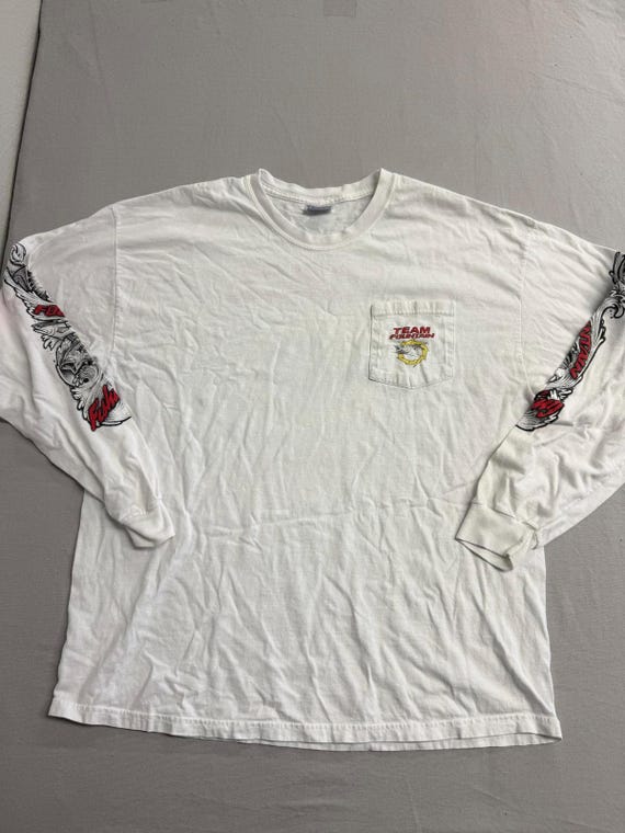 Y2K Team Fountain Fishing LS Tee Fountain Powerboats Team XL