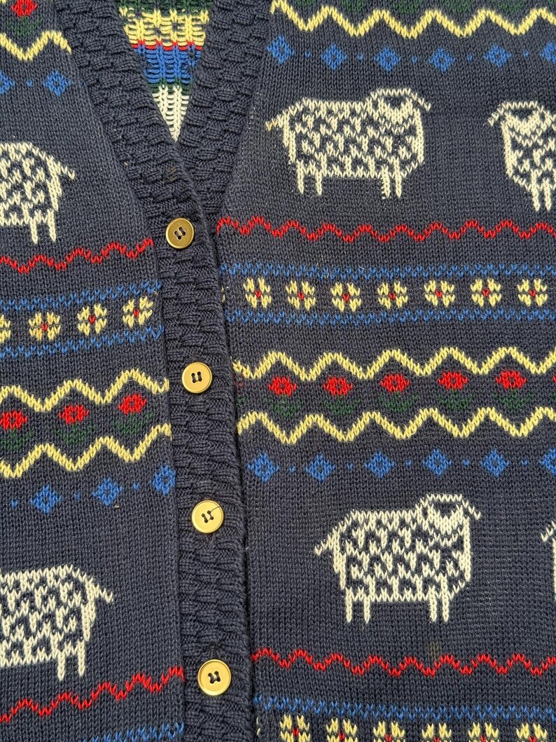 Vintage Pendleton Sophisticates Damen Pullover Weste Schaf L Bild 3
