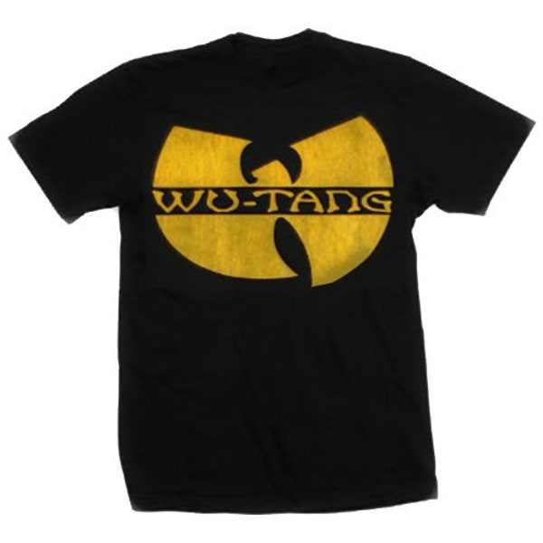 T-shirt Wu-Tang pour hommes - Sous licence officielle The WuTang Logo Merch - Hip Hop Boyfriend Tee