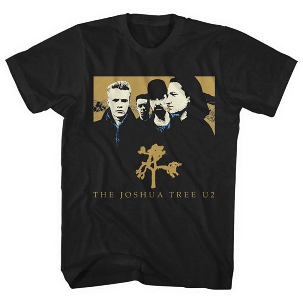 U2 Joshua Tree Mens T-shirt- Officially Licensed U2 Merch - 80s