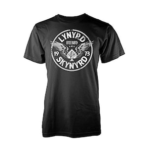 Lynynrd Skynyrd Mens T-shirt- Officially Licensed Freebird 1973 Merch - 80s Boyfriend Tee