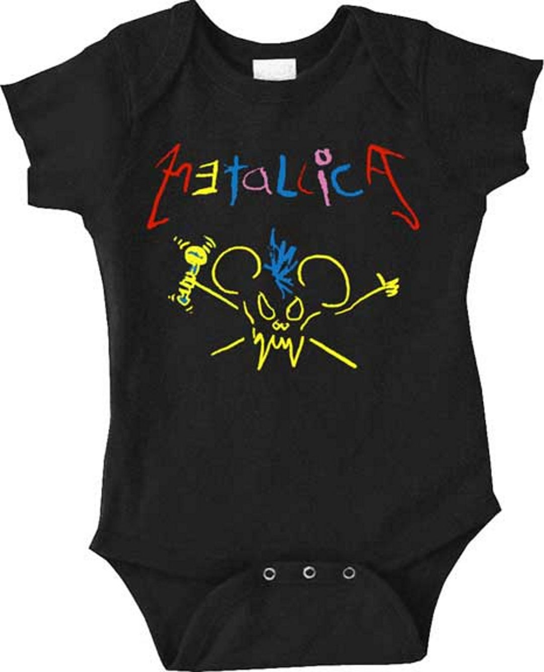 Metallica Baby Bodysuit One Piece Officially Licensed Metallica Band Merch New Baby Music/band