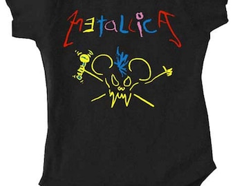 Metallica Baby Bodysuit One Piece- Officially Licensed Metallica Band Merch - New Baby Music/Band Gift