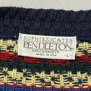 Vintage Pendleton Sophisticates Damen Pullover Weste Schaf L Bild 2