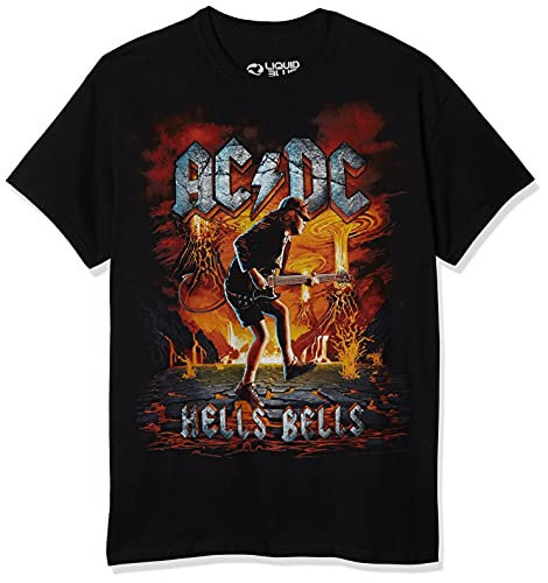 AC/DC Mens T-shirt- Officially Licensed Band ACDC Rock Eruption Merch ...