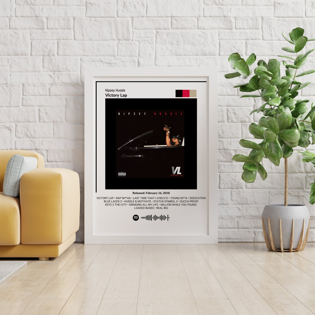 Nipsey Hussle Victory Lap Album Art for Apartment Music Poster Wall Art