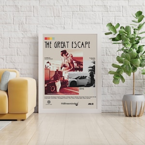 The Great Escape | Larry June Poster | Larry June Merch | Album Cover Wall Art | Custom Wall Art | Music Poster | Digital Download