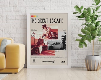The Great Escape | Larry June Poster | Larry June Merch | Album Cover Wall Art | Custom Wall Art | Music Poster | Digital Download