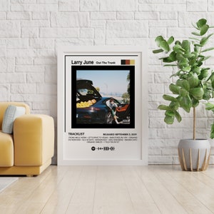 Larry June - Out the Trunk | Album Cover Wall Art | Print | Rapper Poster | Gift | Wall Print | Living Room | Canvas | Digital Download