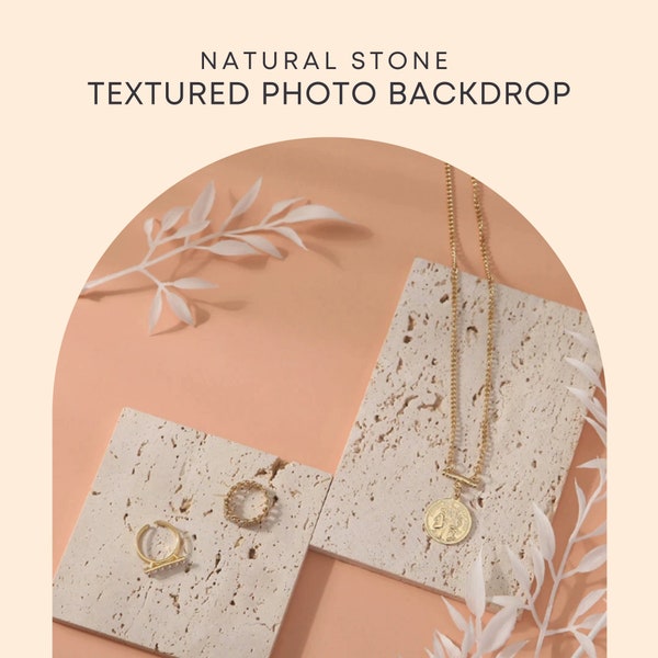 Natural Stone Product Photography Prop | Jewelry Photo Prop | Cosmetic Prop