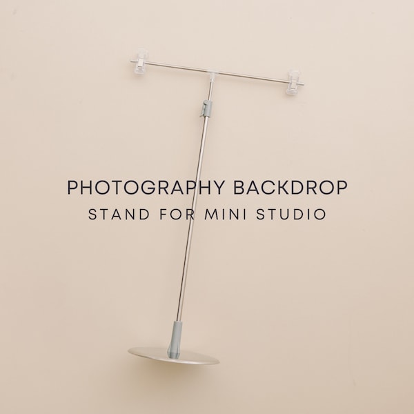 Mini Backdrop Stand for Flat Lays on your Table | Hang your Cloth or Paper Backdrops for a Mini Studio | Tabletop Commercial Photography