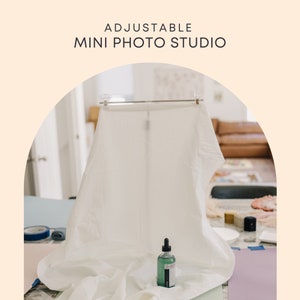 Mini Backdrop Stand for Flat Lays on Your Table Hang Your Cloth or ...