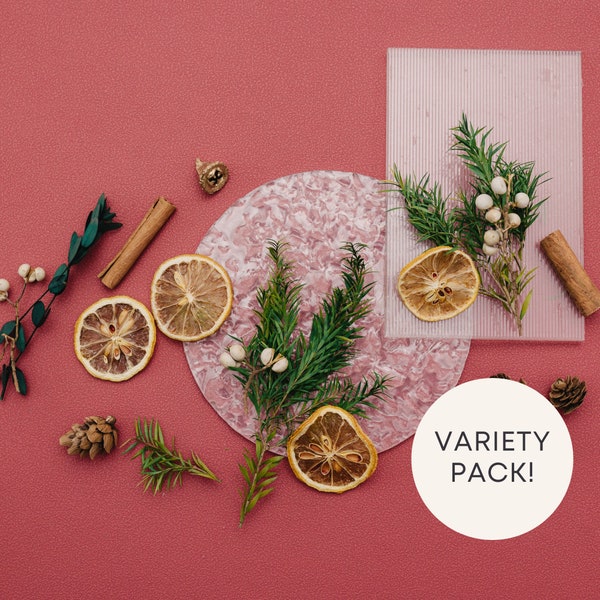 Christmas Winter Dried Floral Set for Product Photography Props | Boho Photo Prop | Add Texture to your Brand Photography | Jewelry Brands