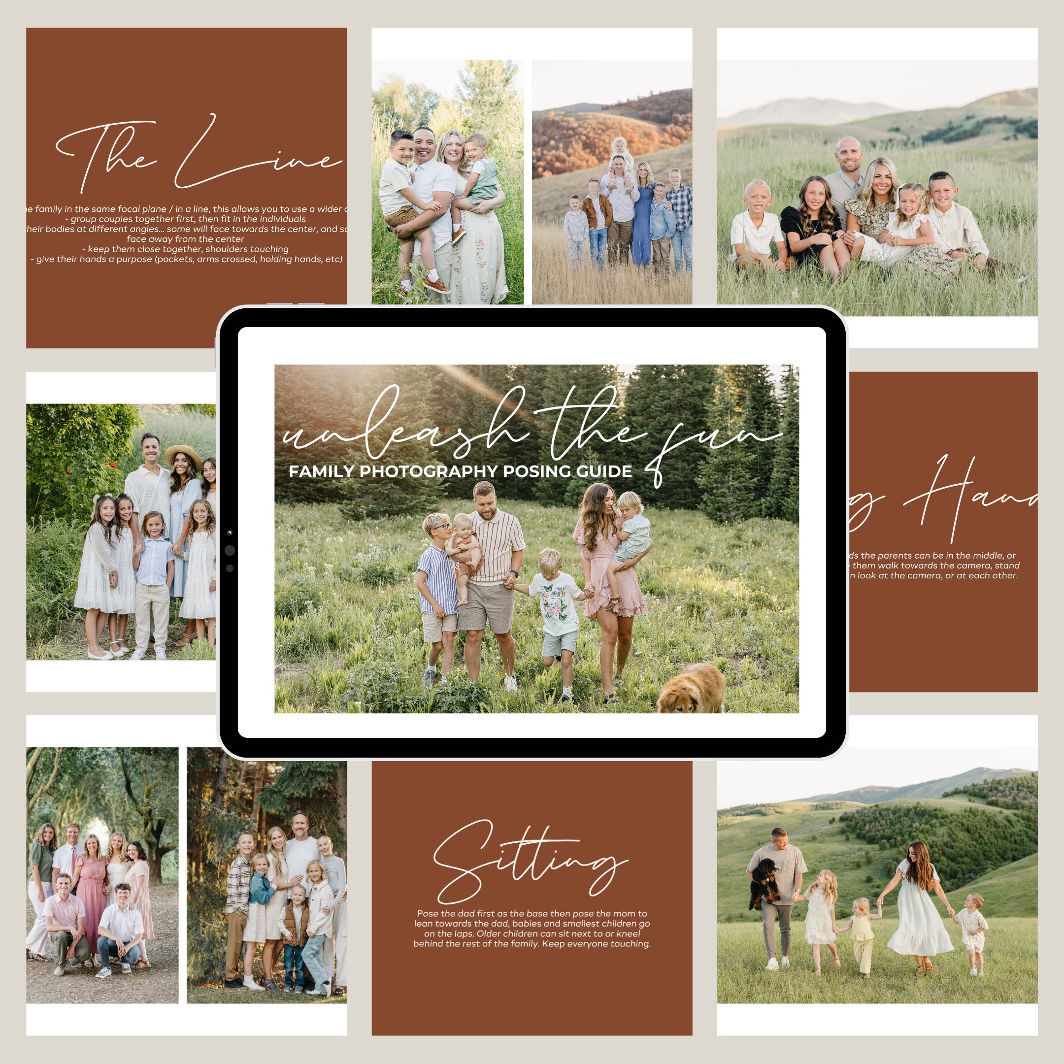 Family Photography Posing Guide | Family Posing Prompts | Family Photography Guide | Family Posing Ideas | Photographer