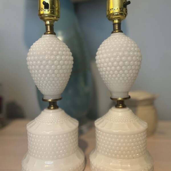 Milk Glass Lamp Etsy