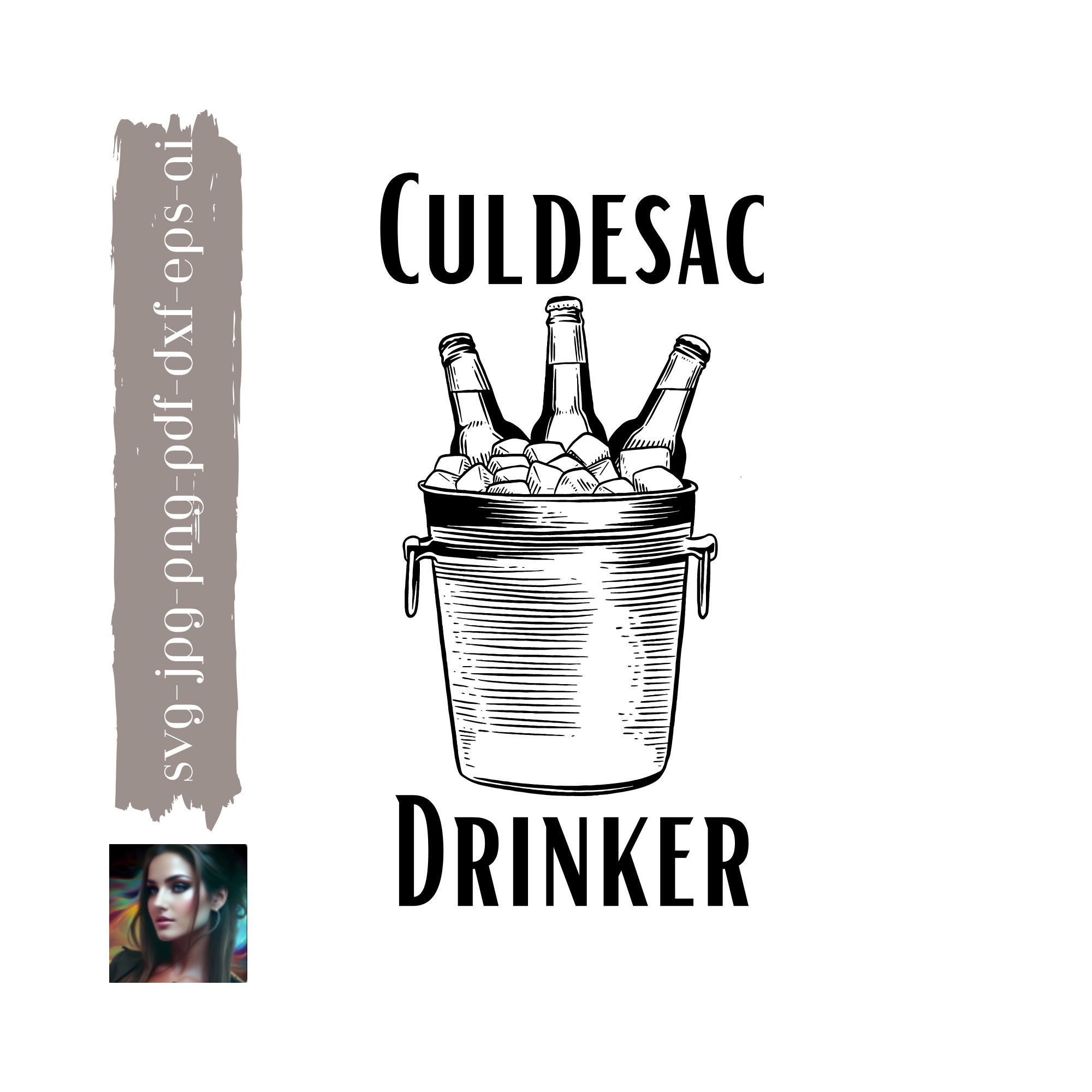 Culdesac Drinker Svg, Culdesac Svg, Drinker Dvg, Drink Svg, Drinking