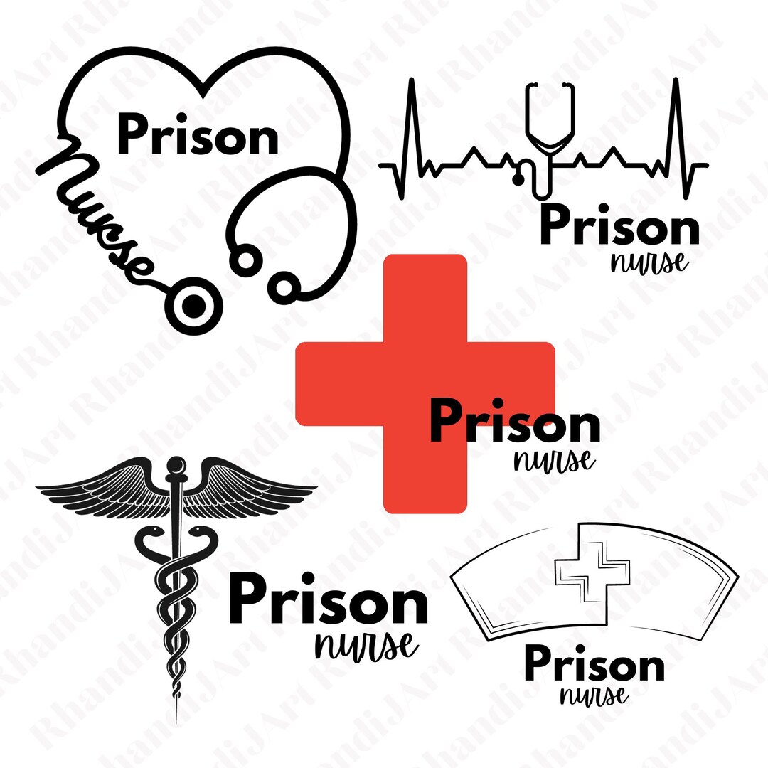 Prison Nurse Svg Bundle, Nurse Svg, Role Model Svg, Life Savers Svg