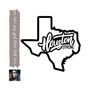Houston Strong Svg, Texas Svg, Houston Svg, Bayou City Svg, Space City Svg, H-Town Svg, The Big Heart Svg, Hustle Town Svg, Clutch City Svg