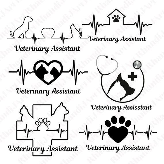 Veterinary Assistant SVG Bundle, Pet Care, Vet Clinic (Digital Download)