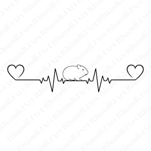 Hamster Heart Beat Svg, Heart Beat Svg, Hamster Svg, Companion Svg, Pet Svg, Loved One Svg, Loved Svg, Family Svg, Hamster Dance Svg, Cricut