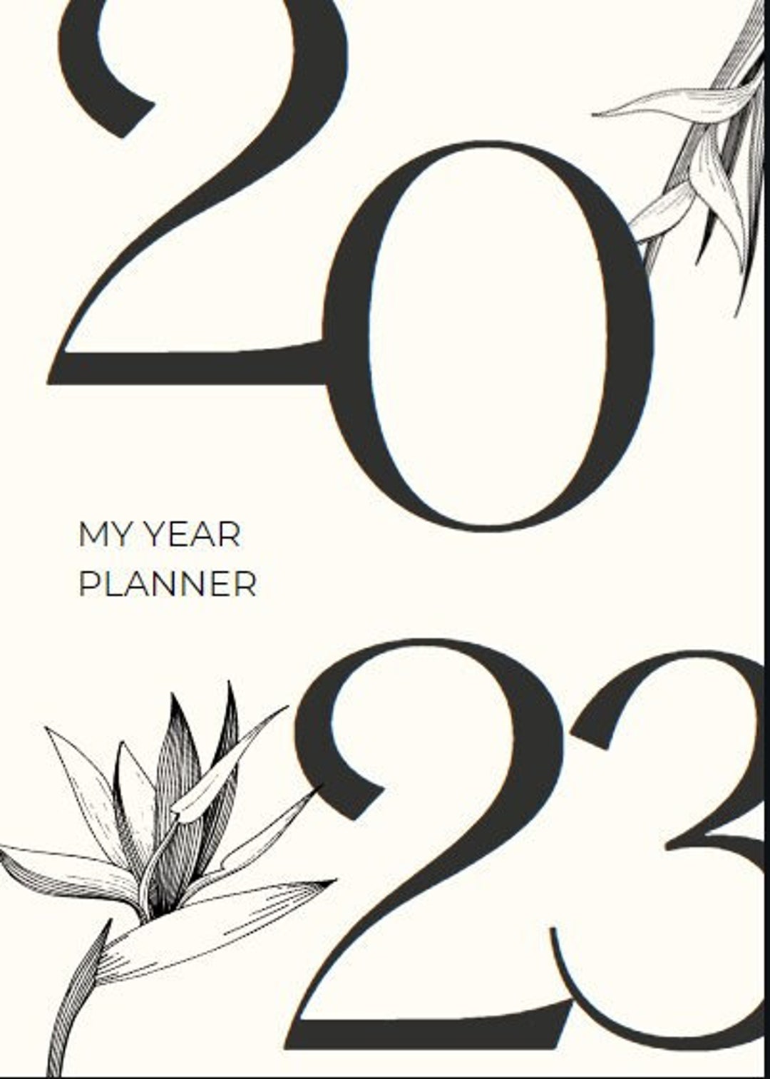 2023 Year Planner Etsy