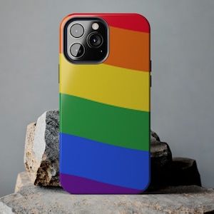 LGBTQ Pride iPhone Case | Bisexual & Rainbow Phone Cover | Apple iPhone 14 LGBTQ Gift
