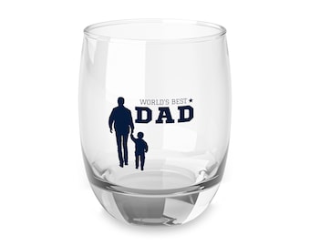 Custom Engraved Wine Glass | Personalized Gift for Dad