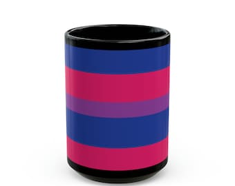Bisexual Pride Ceramic Coffee Mug | LGBTQ+ Gift