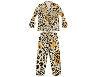 Pijama de satén para mujer: ropa de dormir de lujo y sedosa, elegante y un regalo ideal.