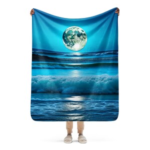 Cozy Sherpa Blanket | Unique Holiday Throw for Employee Gifts | Festive and Warm Christmas Gift Idea