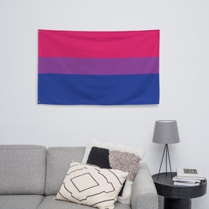 Bisexual Pride Flag LGBTQ Flag Coming Out Gift Bi Pride & Queer Gift Progress Pride Flag