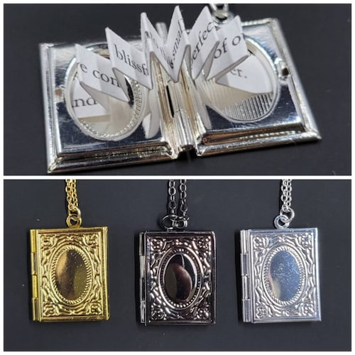 Book Quote Twilight Locket Charm Necklace READ DESCRIPTION Etsy